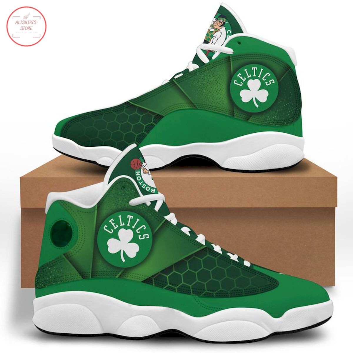 Boston Celtics NBA 2022 Air Jordan 13 Sneaker
