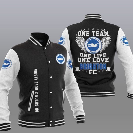 Brighton One Team One Life One Love Baseball Jacket