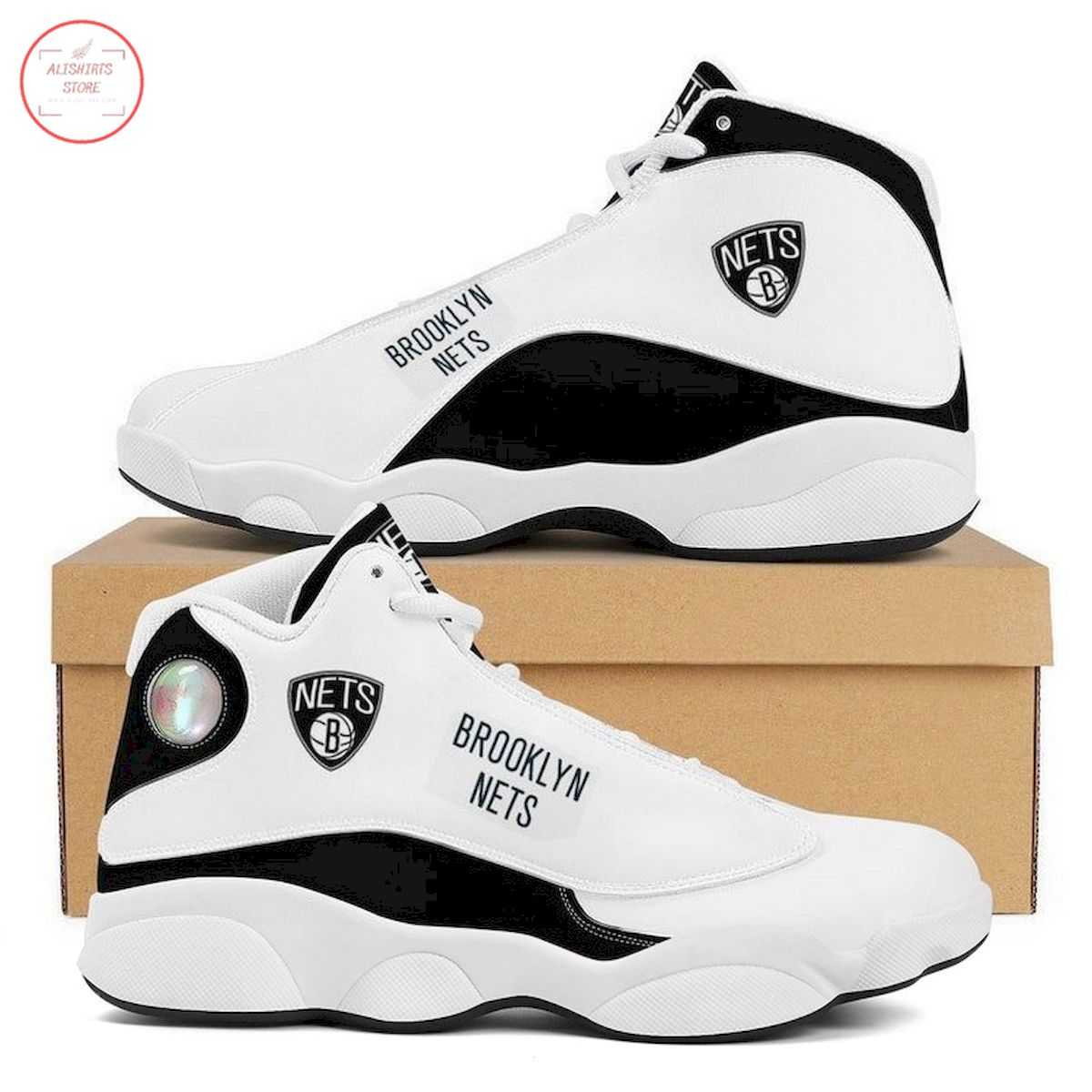 Brooklyn Nets NBA 2022 Air Jordan 13 Sneakers Shoes