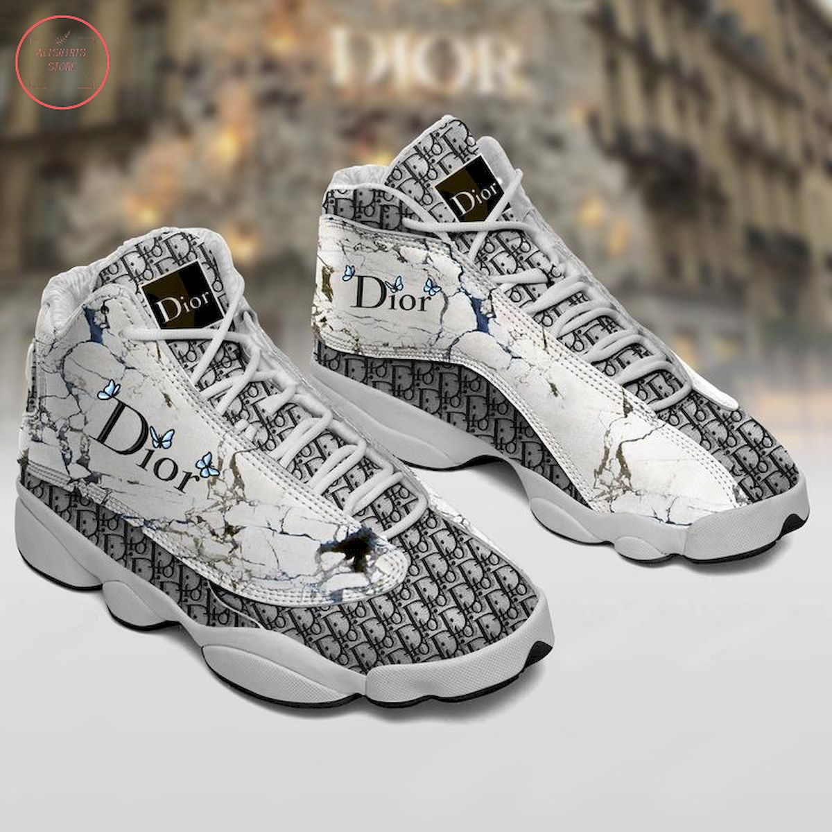 Butterfly Dior Luxury Air Jordan 13 Sneaker