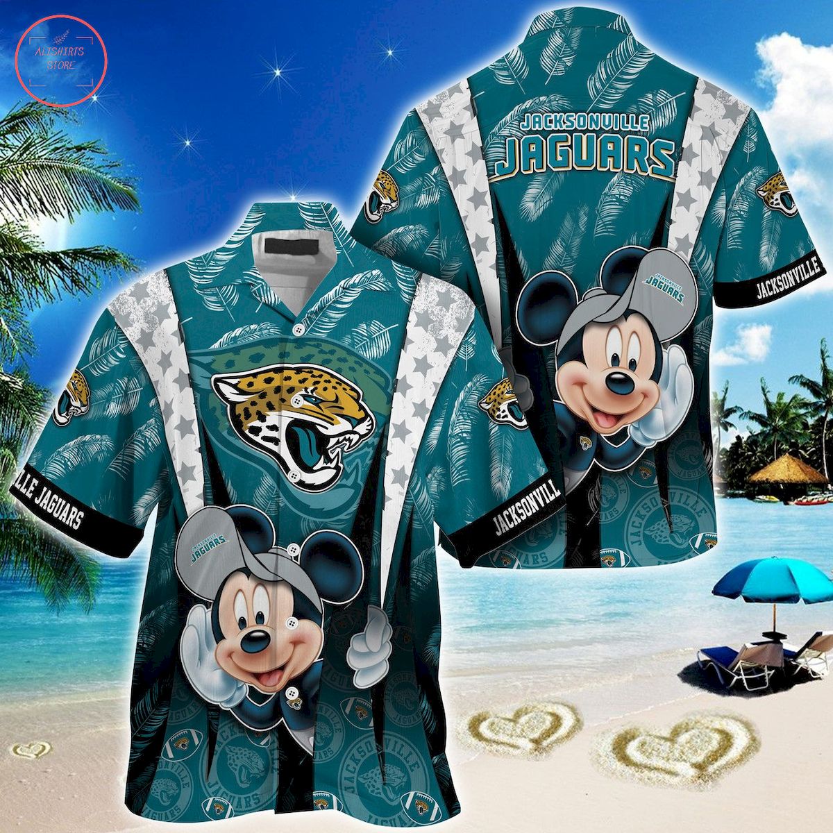 Jacksonville Jaguars Mickey Mouse Hawaiian Shirt