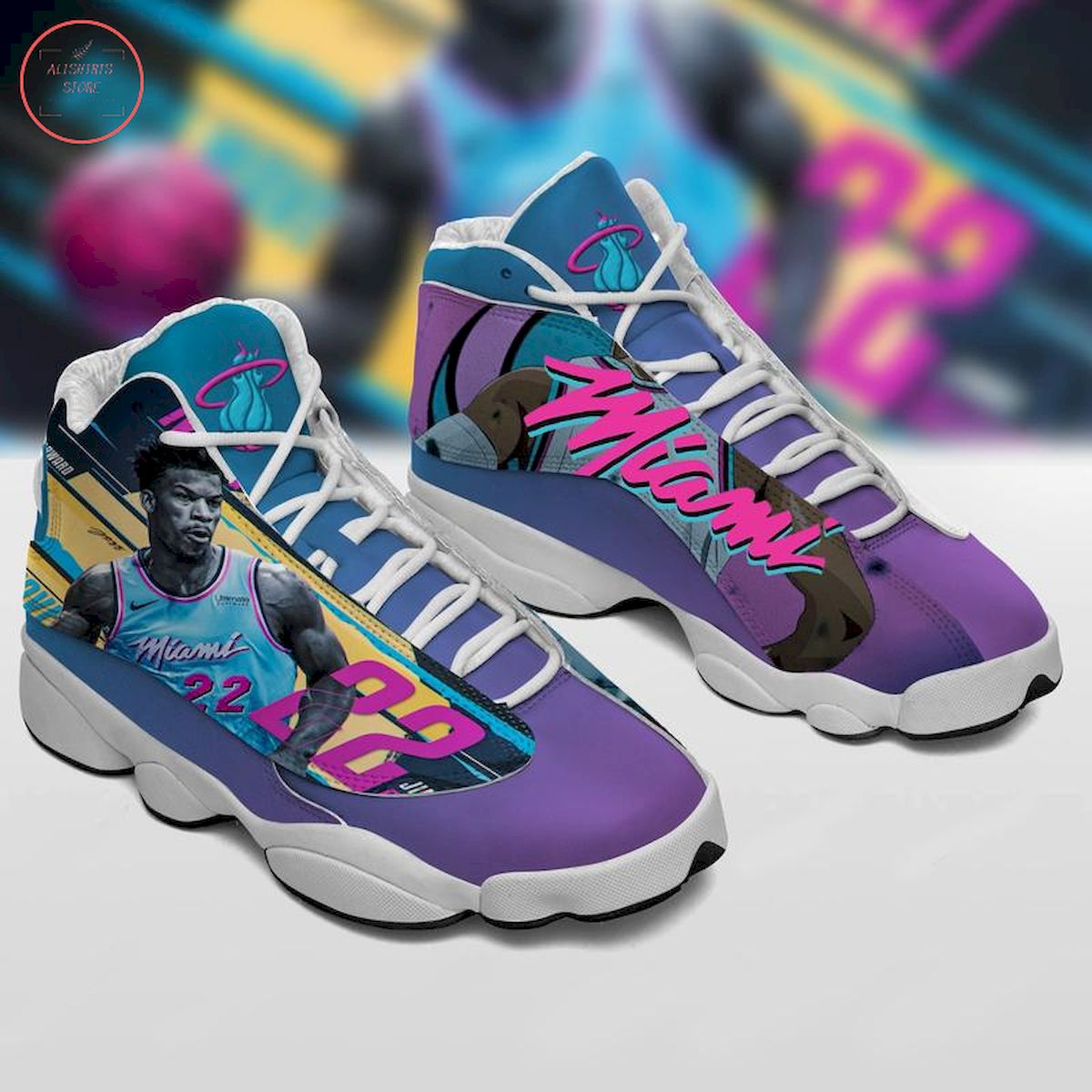 Jimmy Butler Miami Heat NBA Air Jordan 13 Sneakers Shoes