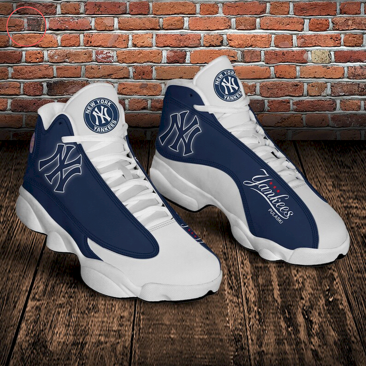 MLB New York Yankees Personalized Air Jordan 13 Sneaker