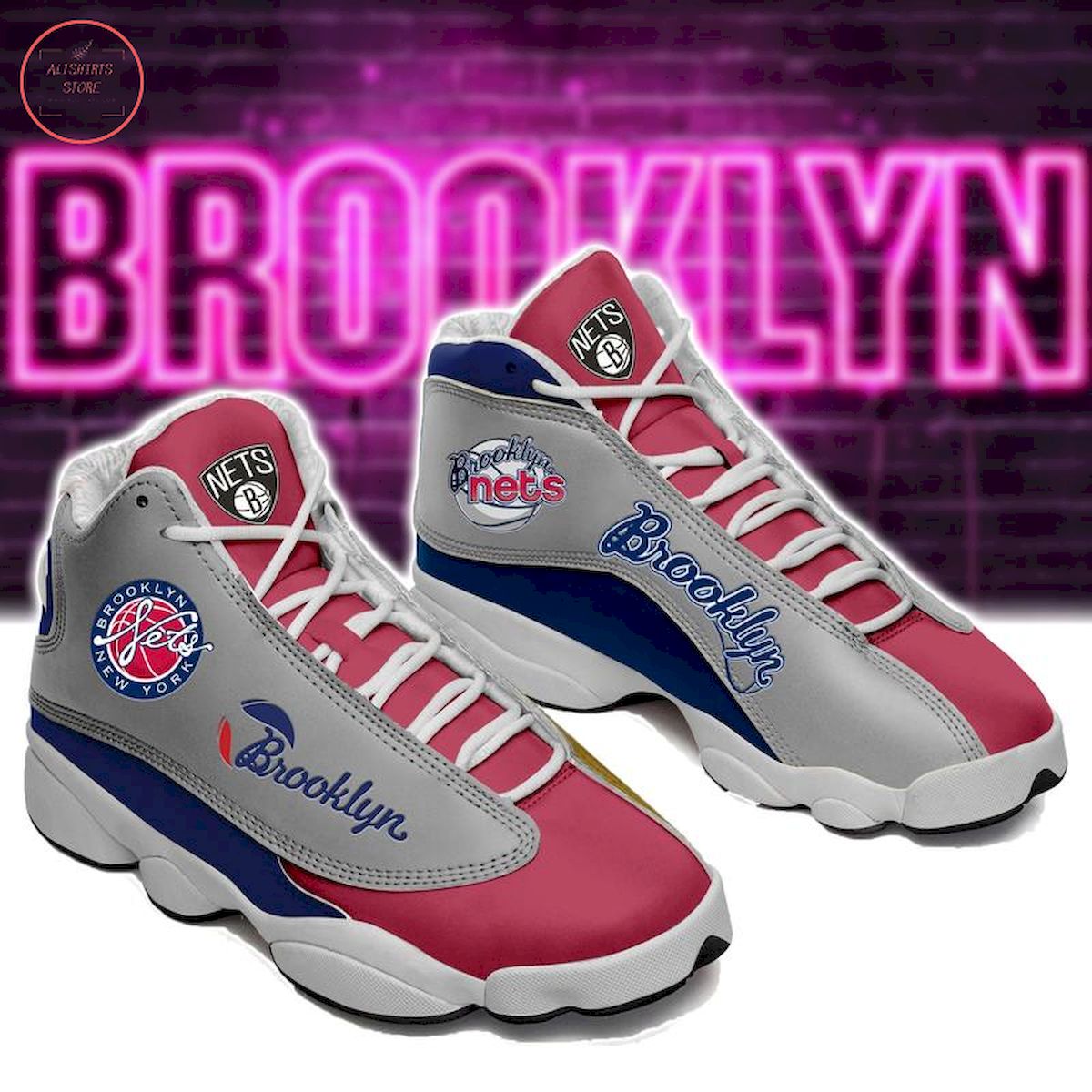 NBA Brooklyn Nets Air Jordan 13 Sneakers Shoes
