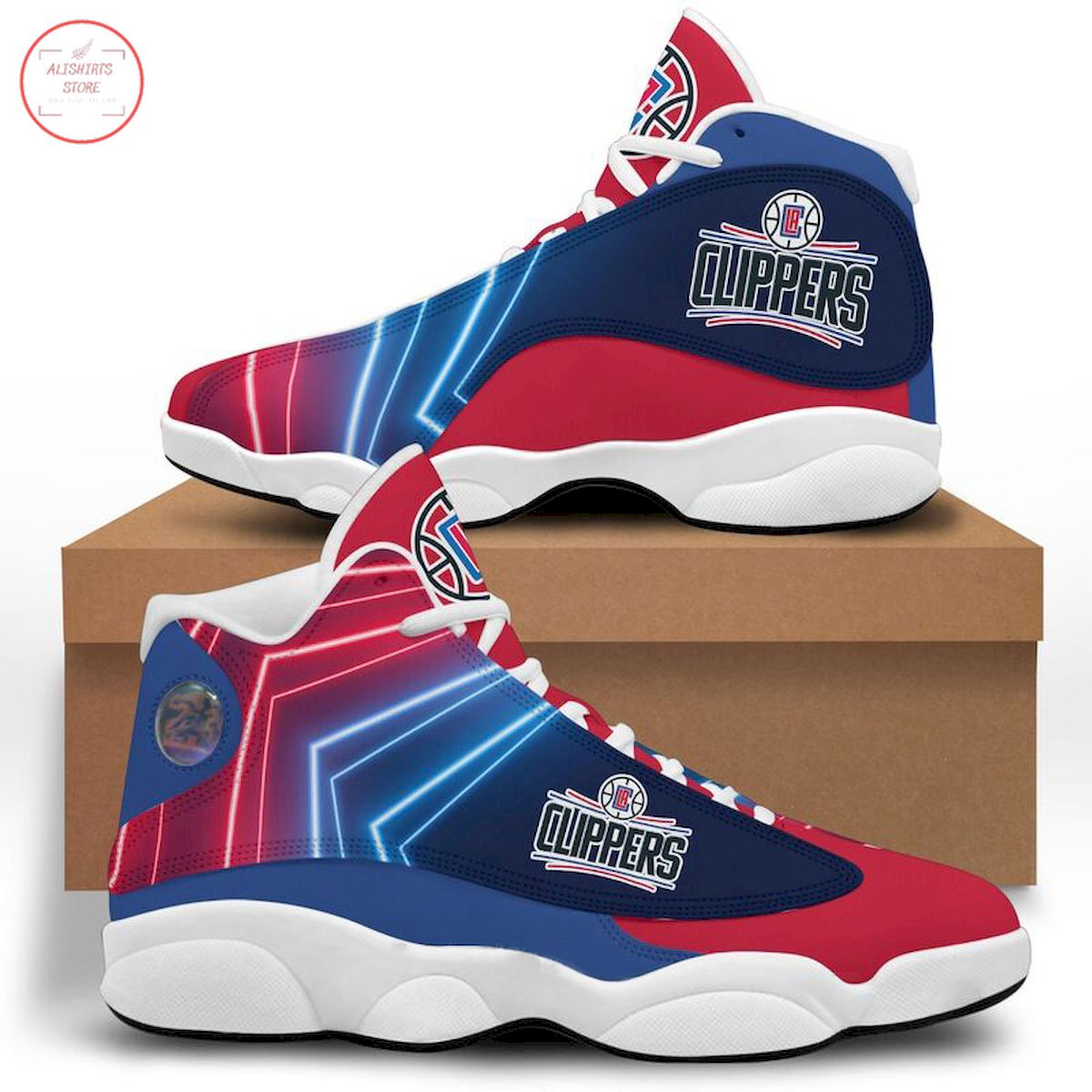 NBA Los Angeles Clippers 2022 Air Jordan 13 Sneaker Shoes
