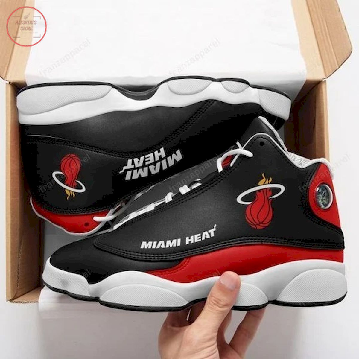 NBA Miami Heat Air Jordan 13 Sneakers Shoes