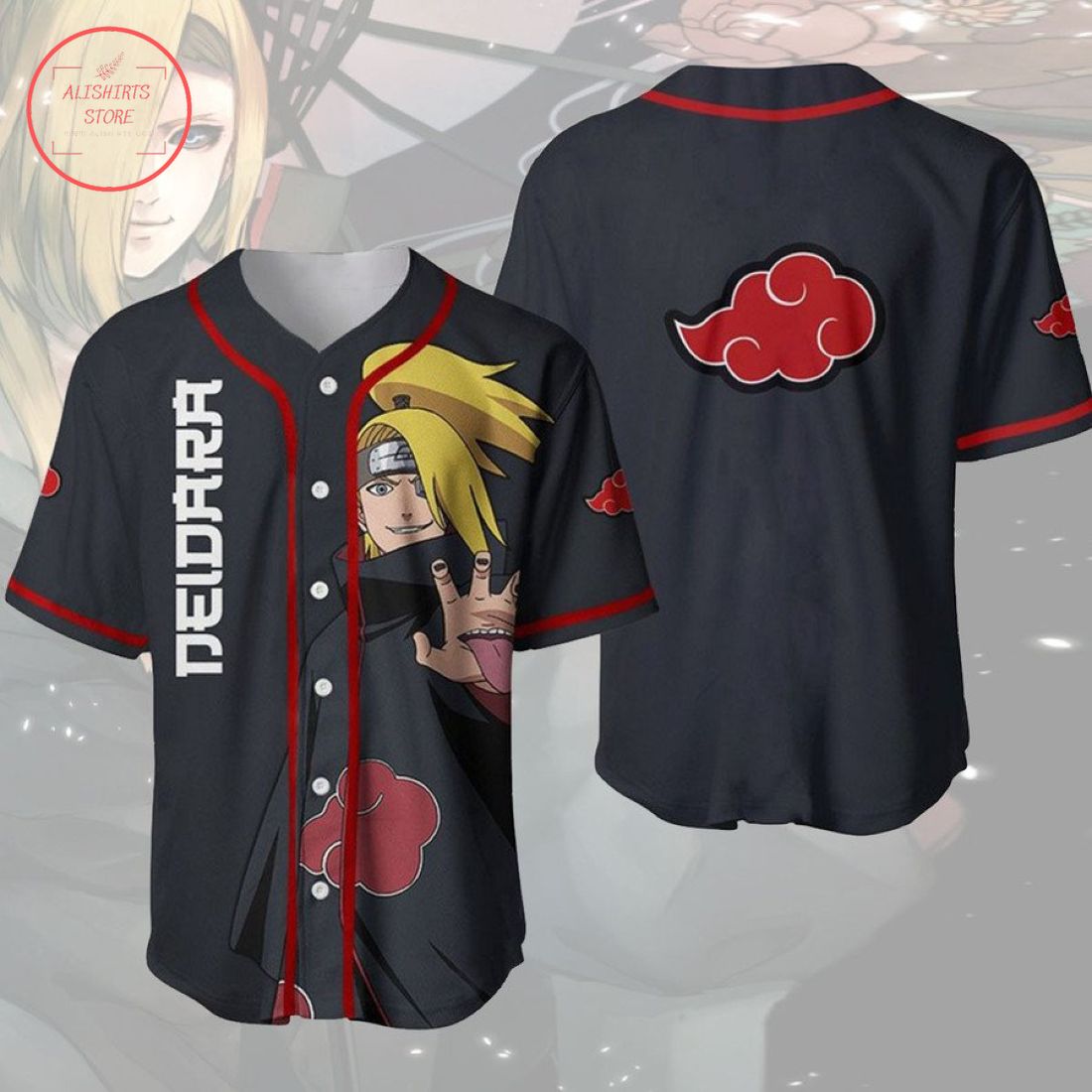 Naruto Deidara Baseball Jersey