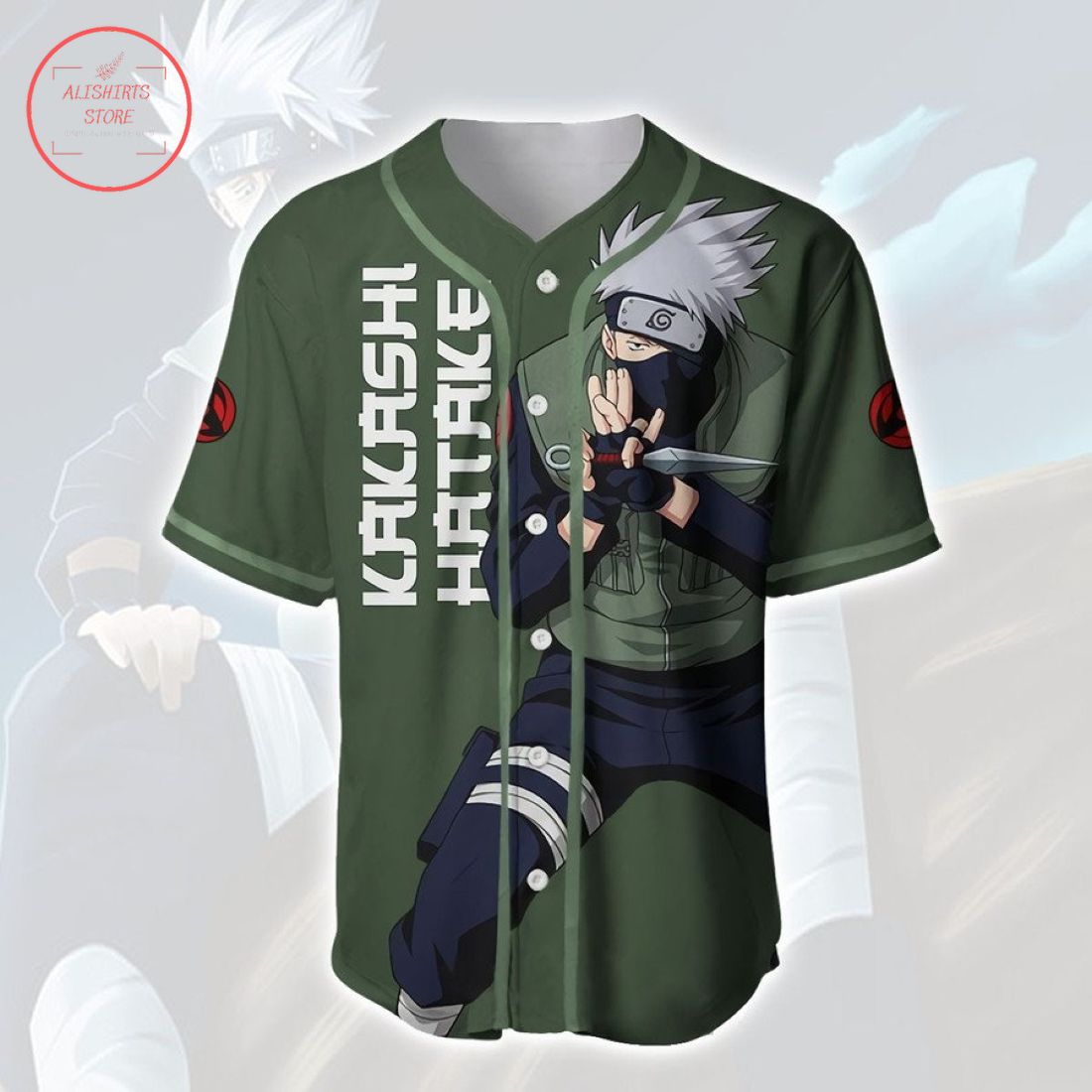 Naruto Kakashi Hatake Baseball Jersey