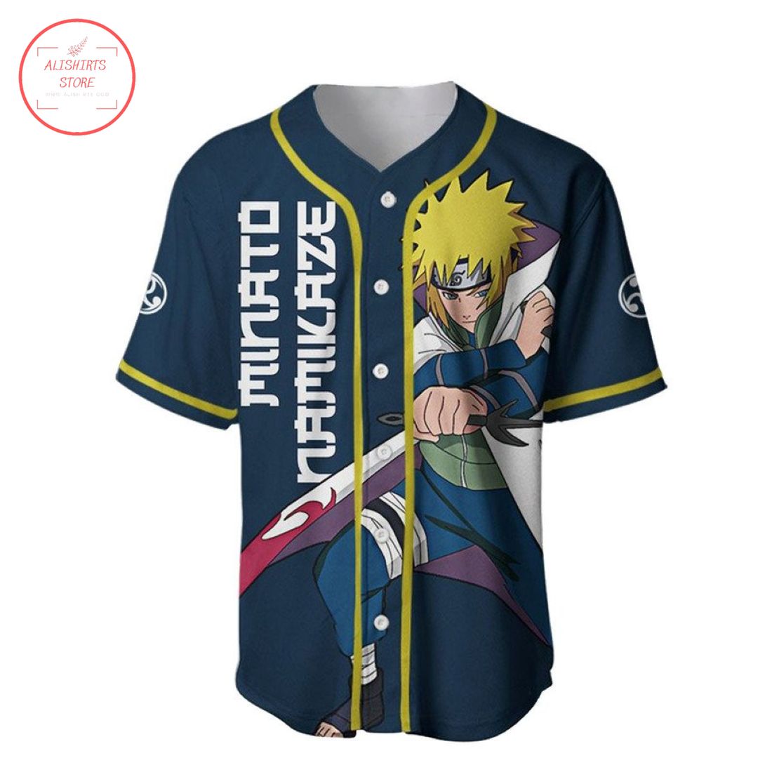 Naruto Minato Namikaze Baseball Jersey