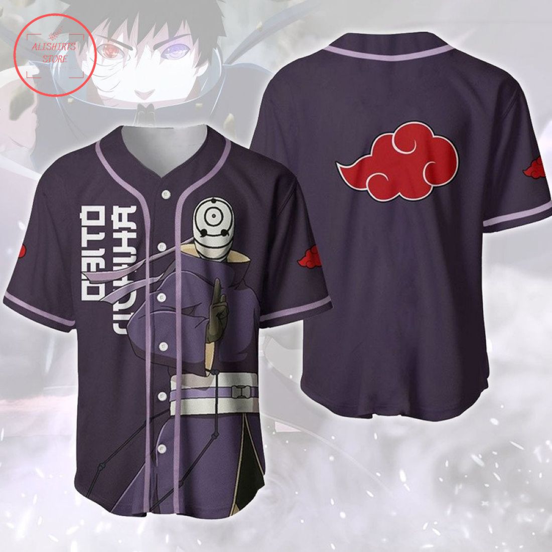 Naruto Obito Uchiha Baseball Jersey