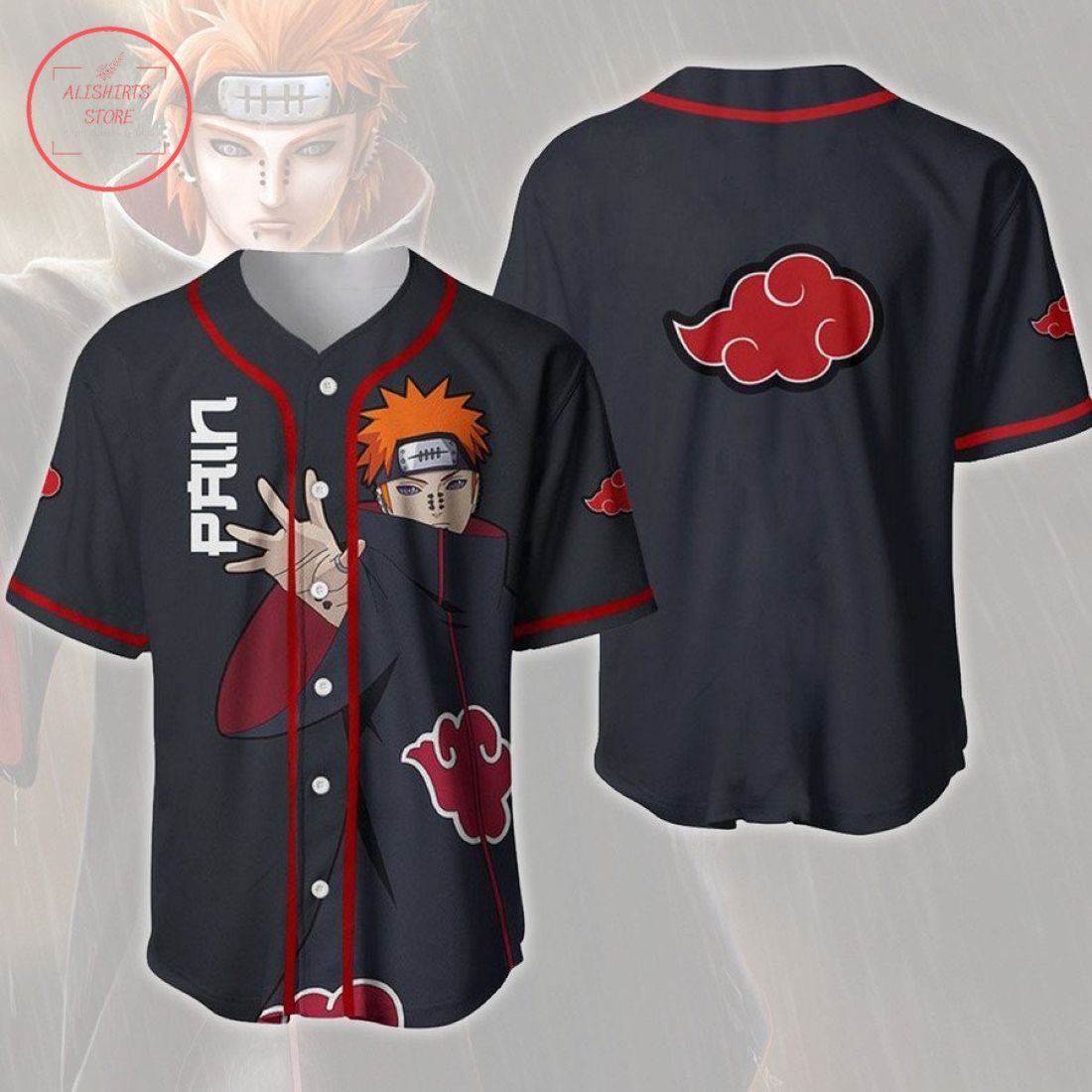 Naruto Pain Baseball Jersey