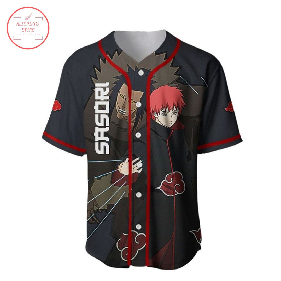 Naruto Sasori Baseball Jersey