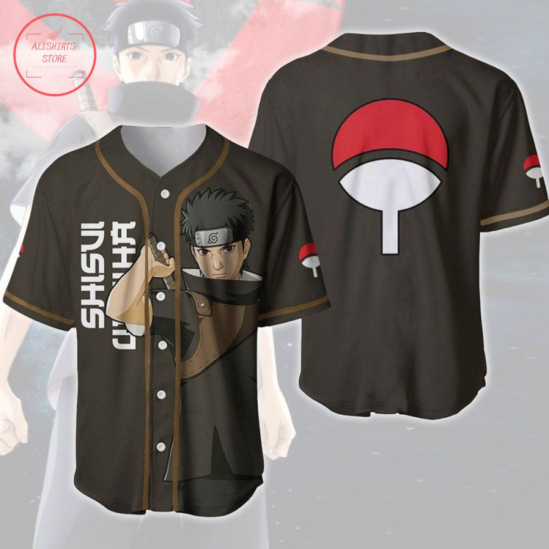 Naruto Shisui Uchiha Baseball Jersey