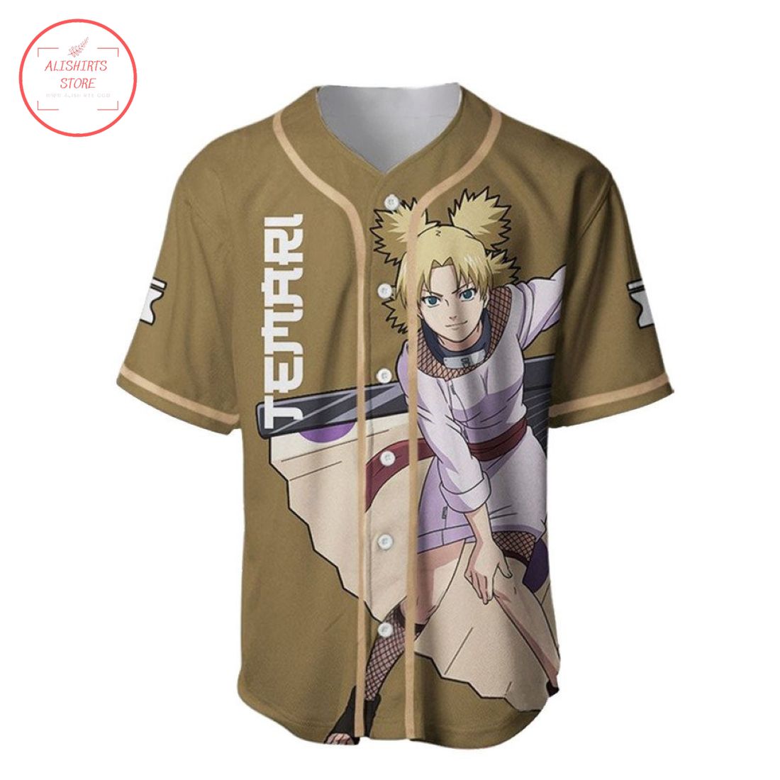 Naruto Temari Baseball Jersey