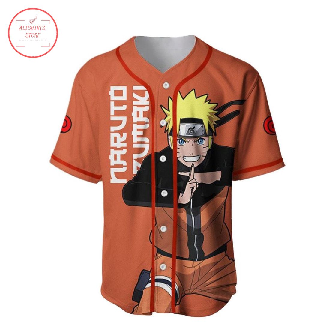 Naruto Uzumaki Baseball Jersey