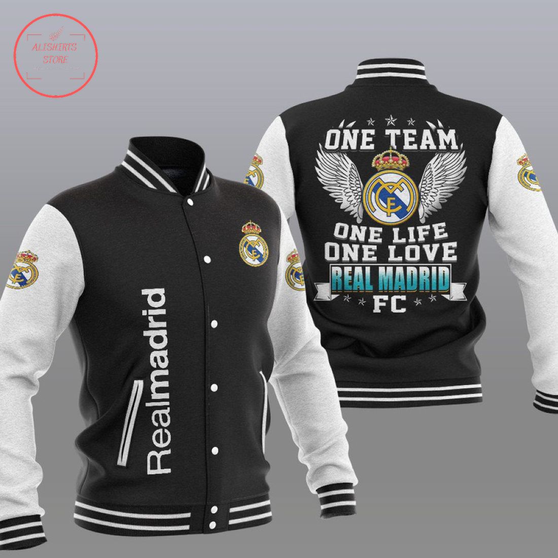 Real Madrid One Team Baseball Jacket