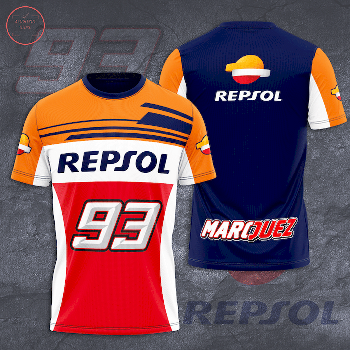 Repsol Marquez 93 All Over Printed Shirt