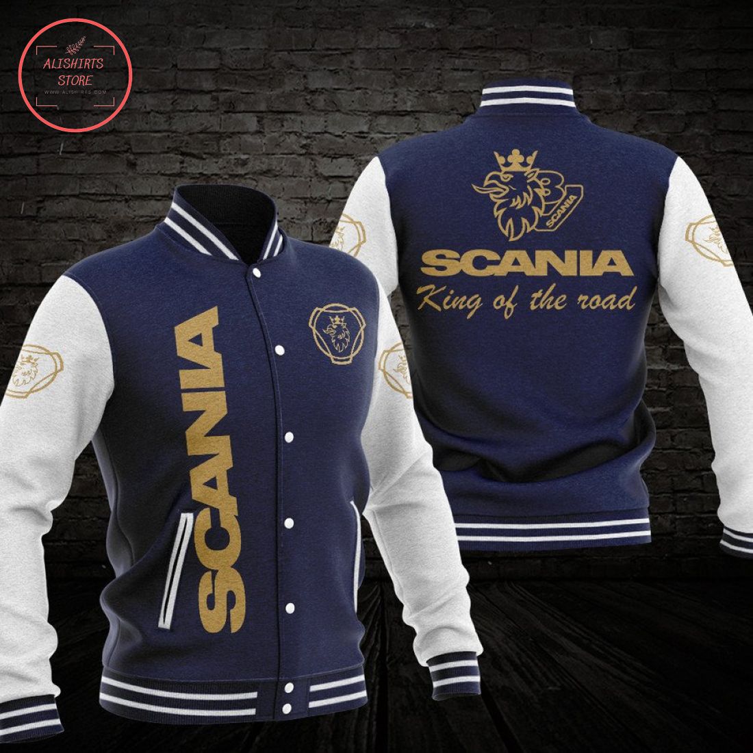 Scania King of the road Baseball Jacket