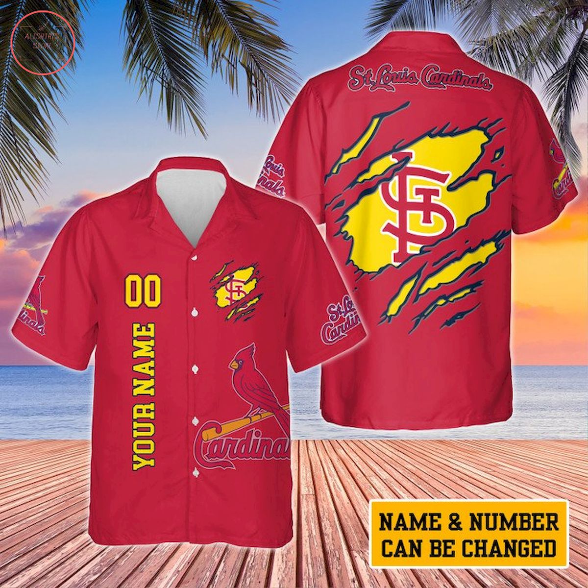 St. Louis Cardinals Unisex Custom Hawaiian Shirt