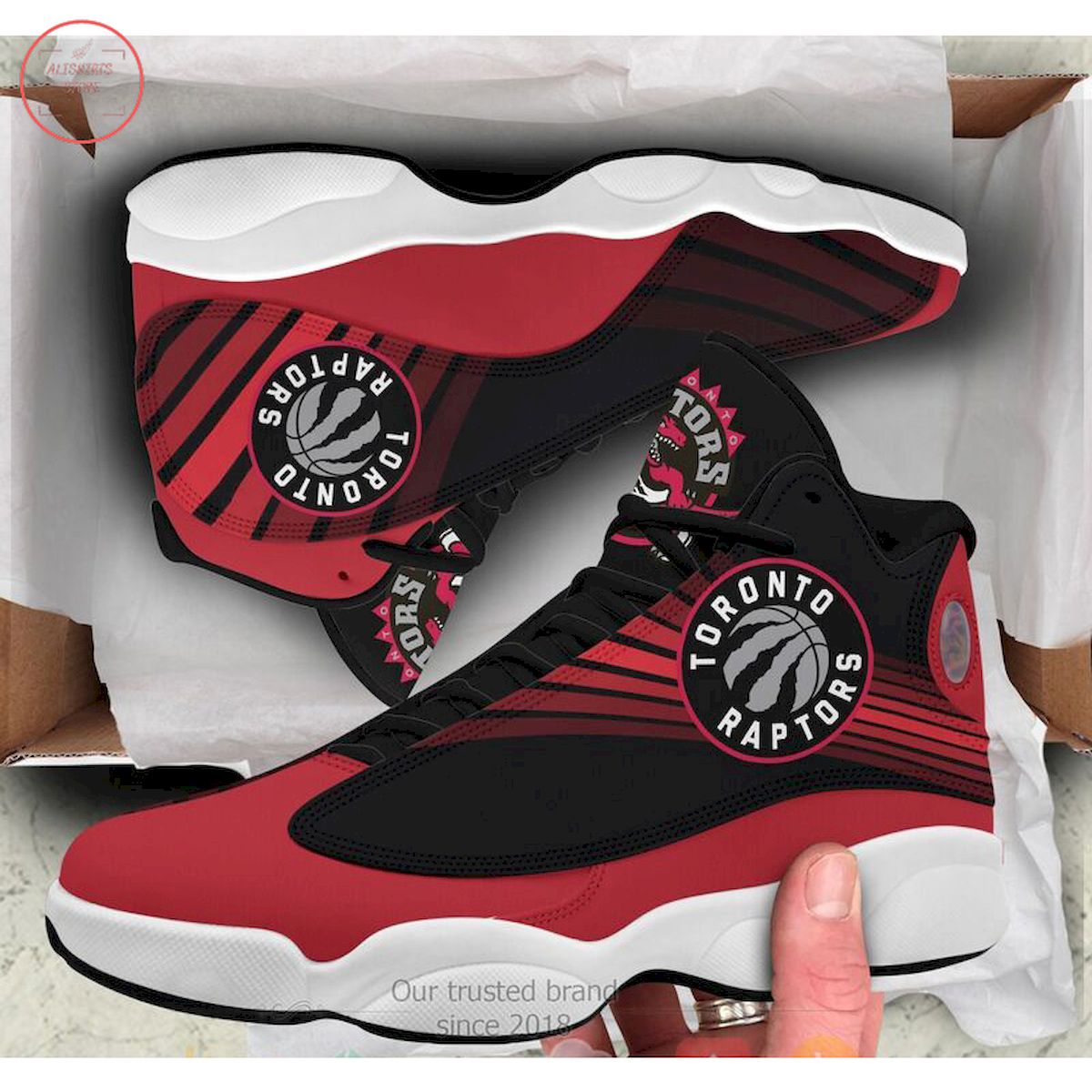 Toronto Raptors NBA Air Jordan 13 Sneakers Shoes