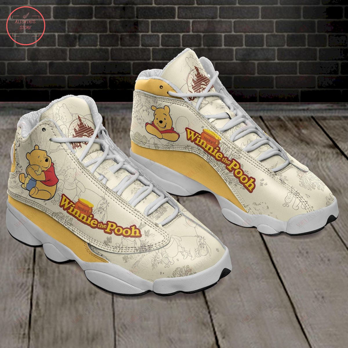 Winnie the Pooh Air Jordan 13 Sneaker