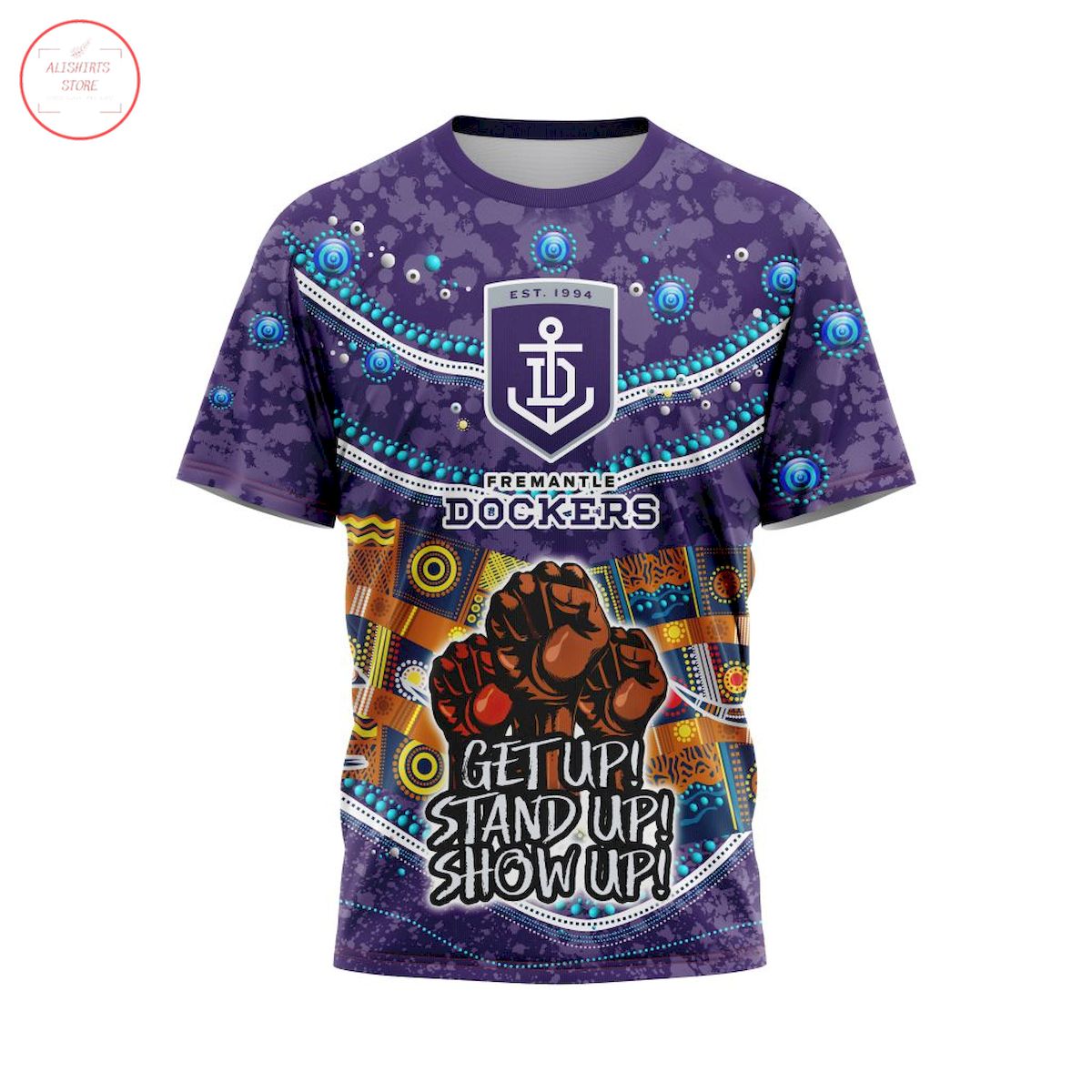 AFL Fremantle Dockers Customized All Over Printed Shirts
