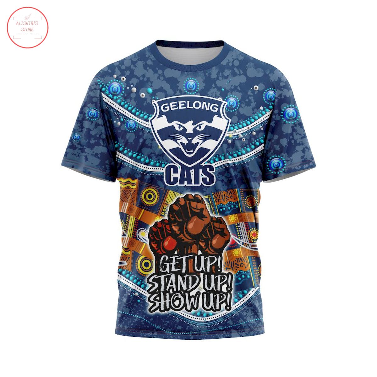 AFL Geelong Cats Customized All Over Printed Shirts
