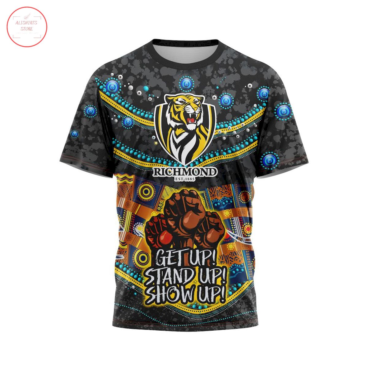 AFL Richmond Tigers Customized All Over Printed Shirts