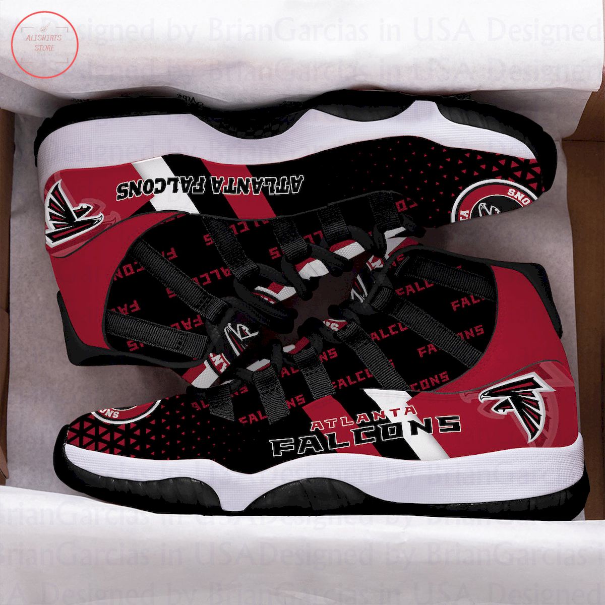 Atlanta Falcons Air Jordan 11 Sneakers
