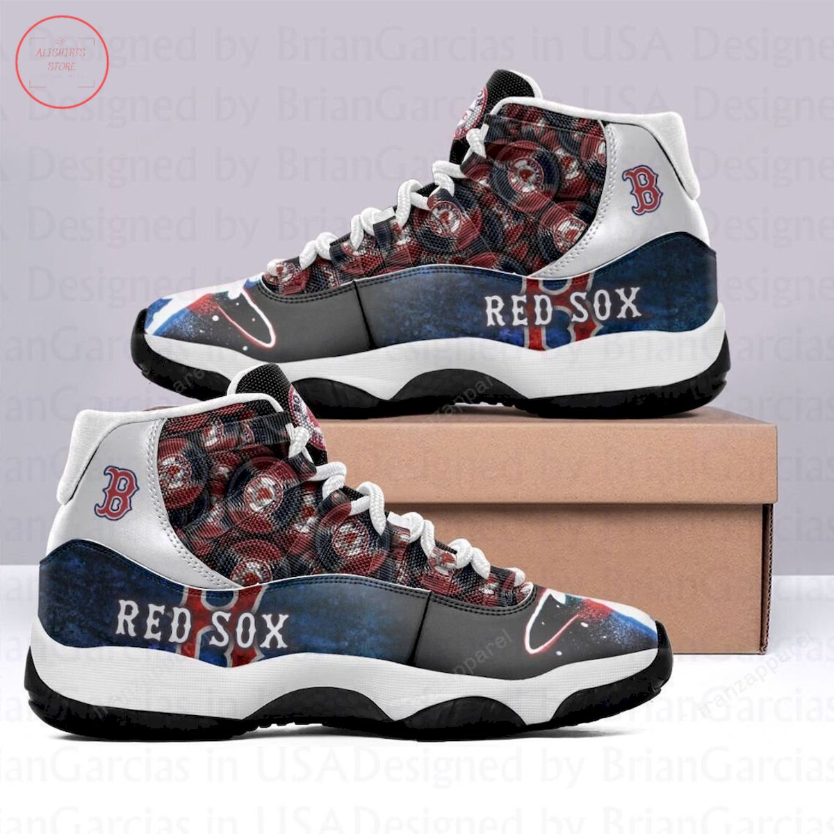 Boston Red Sox Air Jordan 11 Sneakers