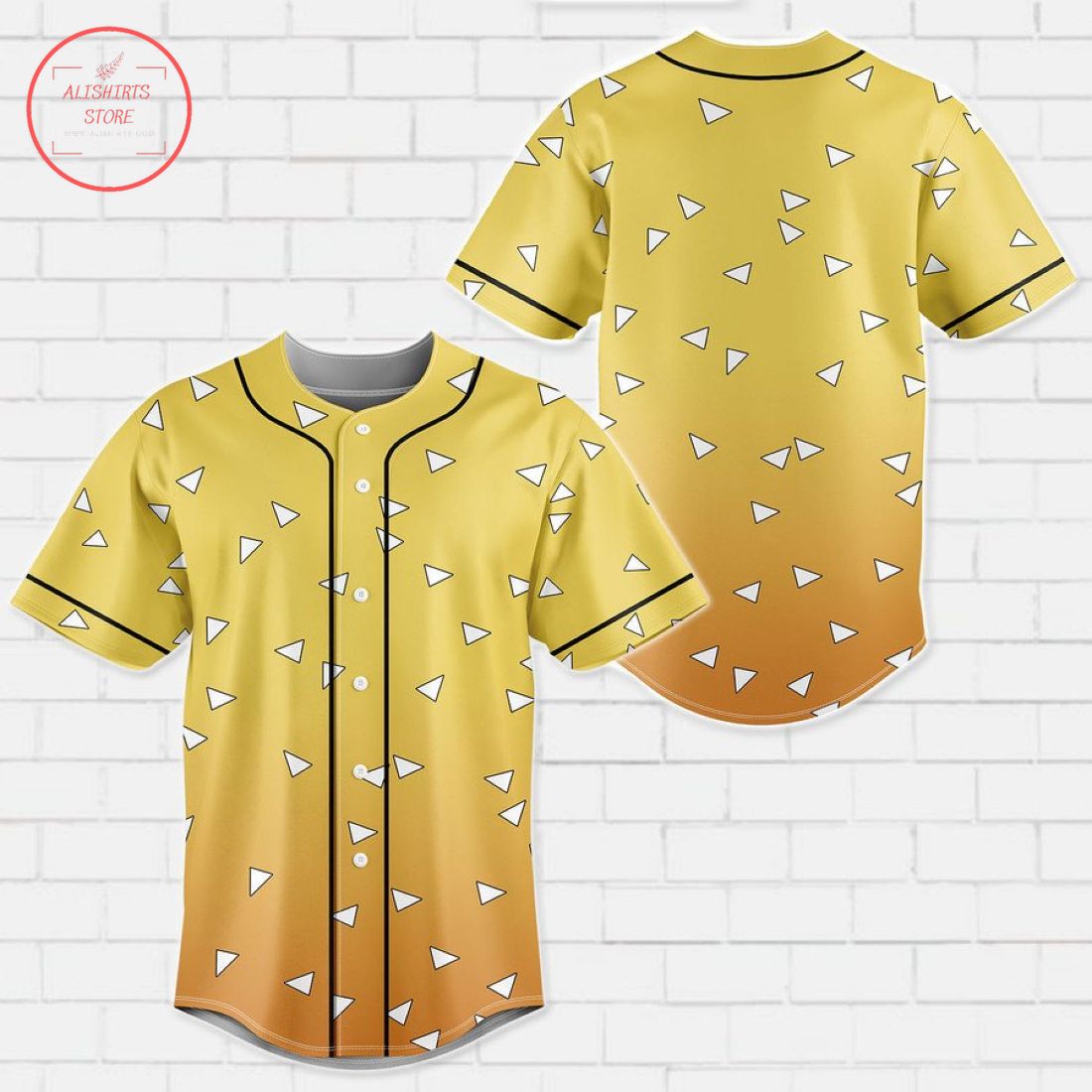 Demon Slayer Zenitsu Agatsuma Baseball Jersey