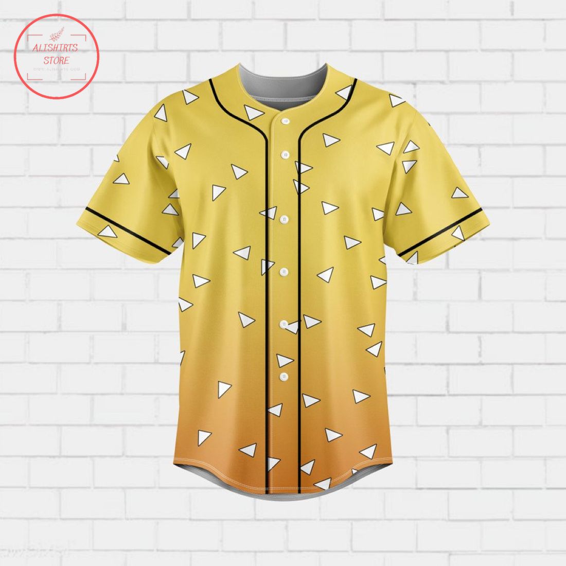 Demon Slayer Zenitsu Agatsuma Baseball Jersey