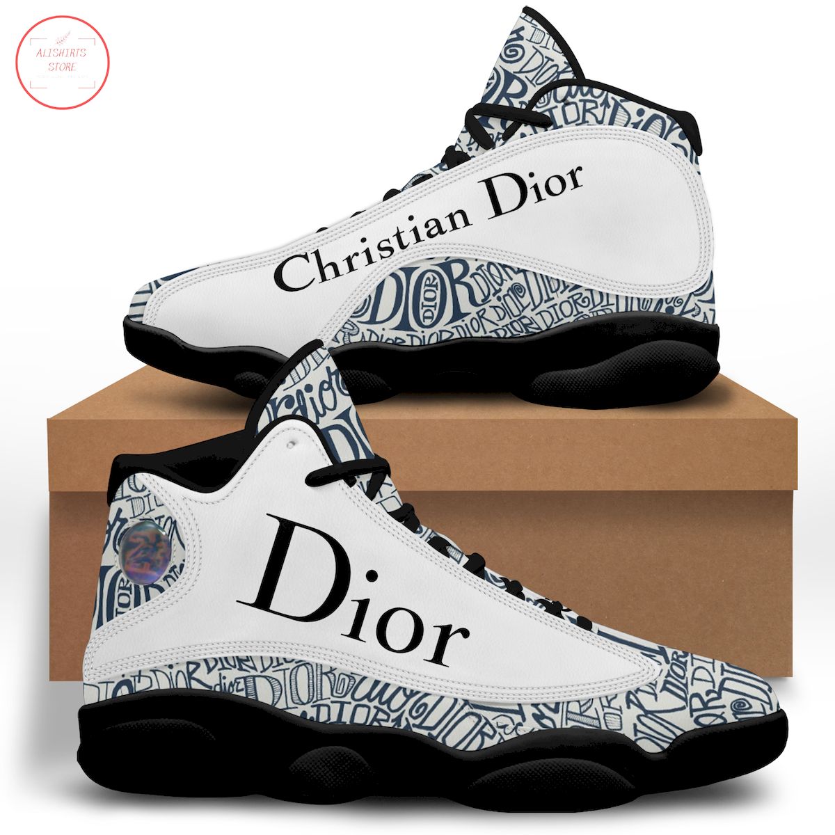 Dior Logo Hypebeast Air Jordan 13 Sneakers