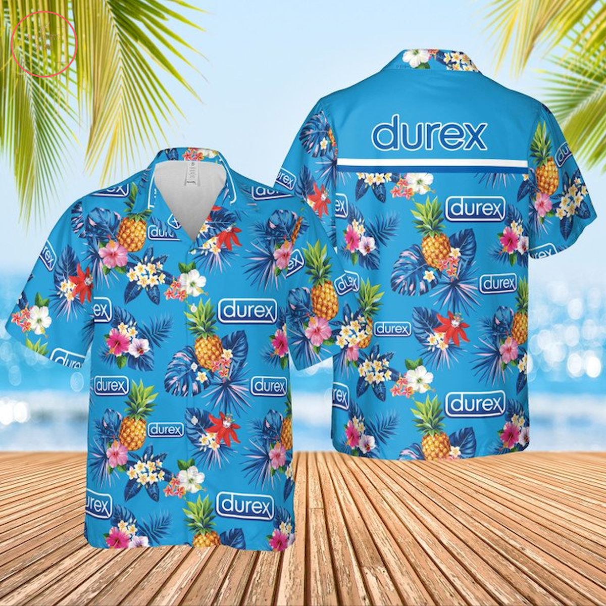 Durex Condoms Hawaiian Shirt and Shorts