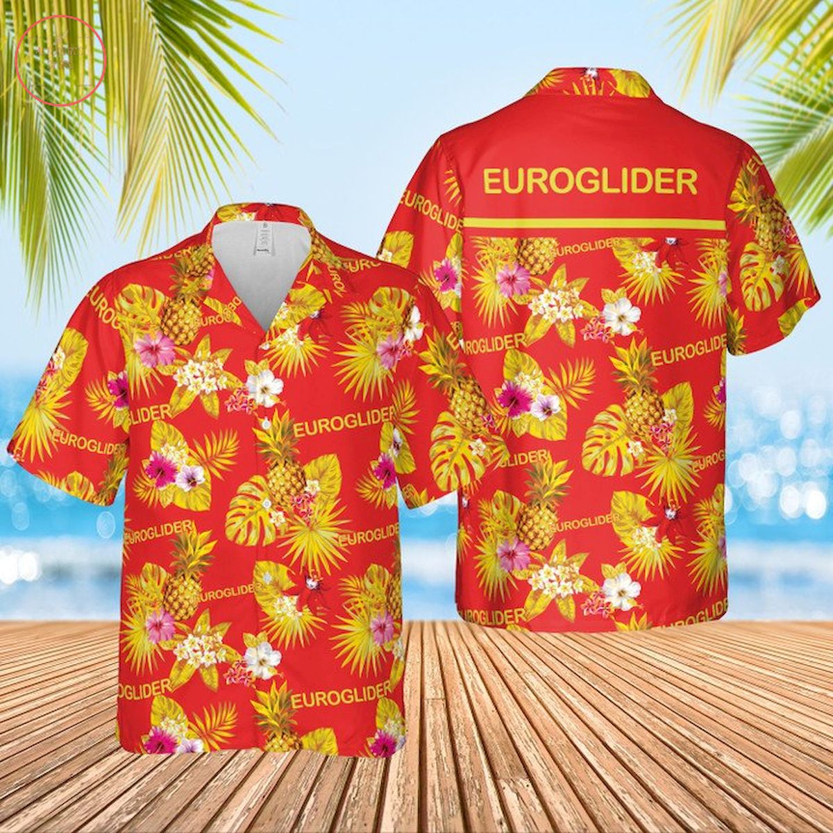 Euroglider Condoms Hawaiian Shirt and Shorts