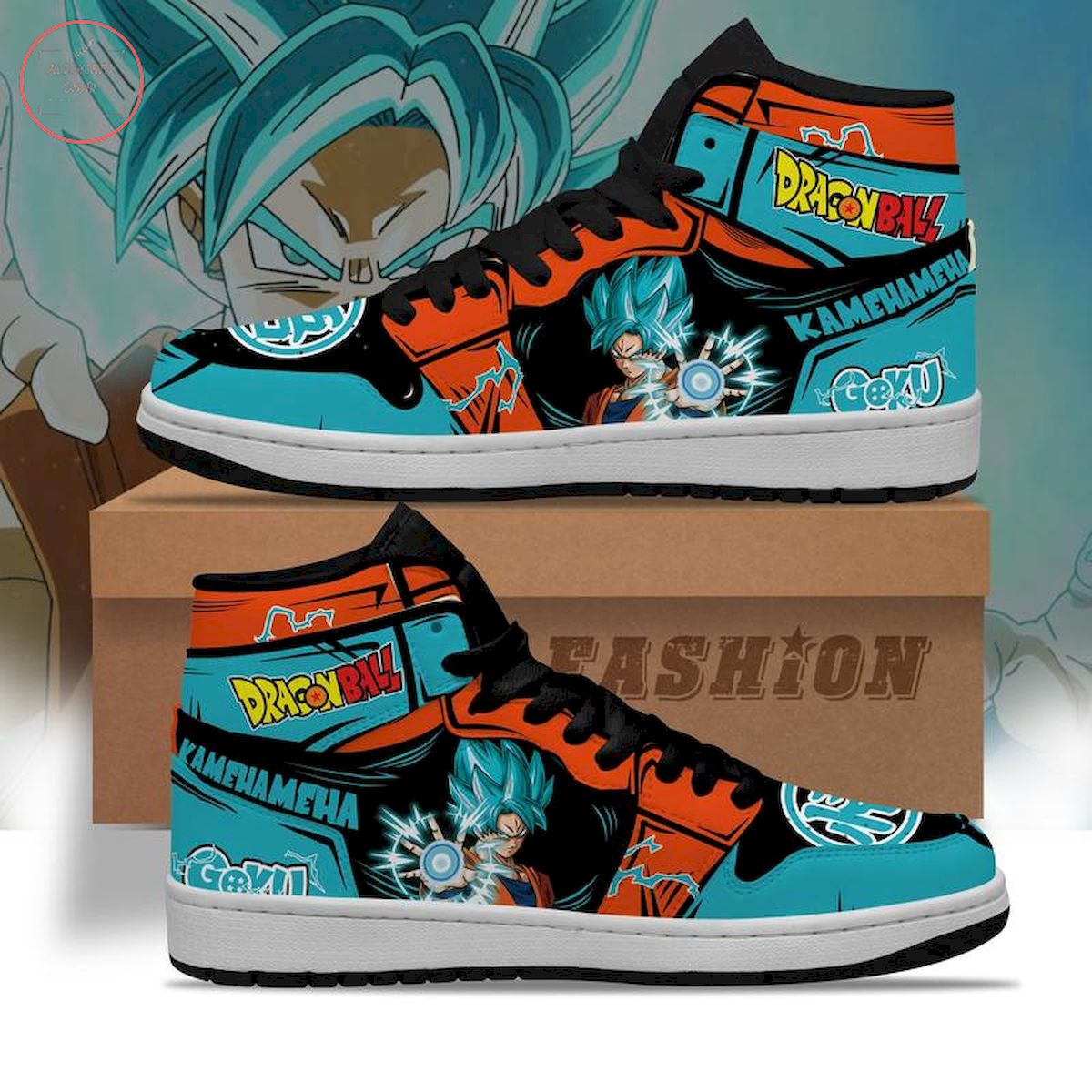 Goku SSJ Anime High Air Jordan 1 Sneakers