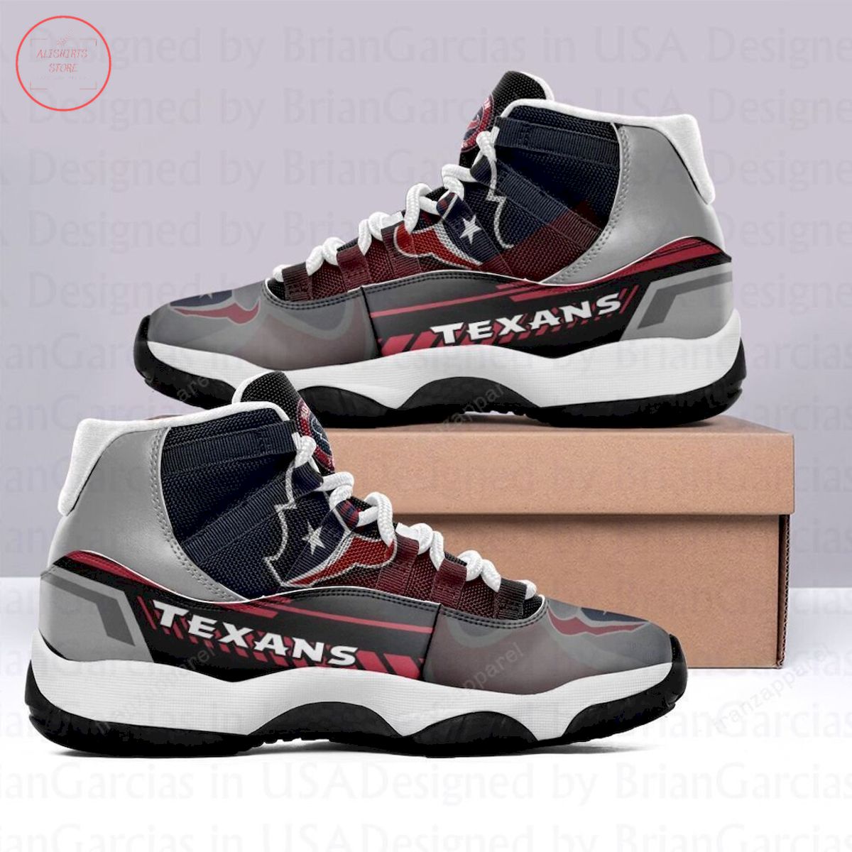 Houston Texans Air Jordan 11 Sneakers