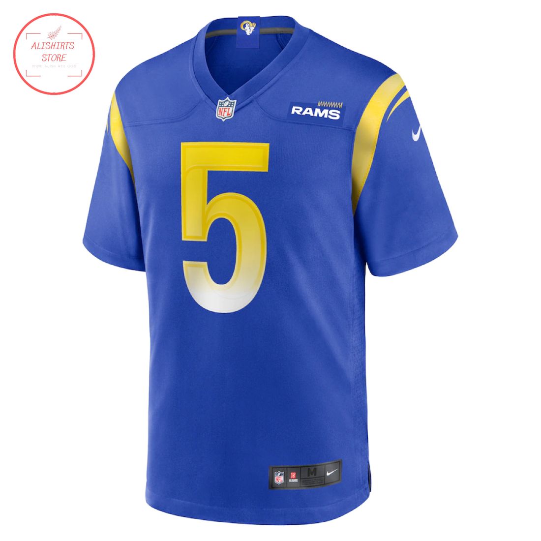 Los Angeles Rams Jalen Ramsey Nike Black Game Jersey