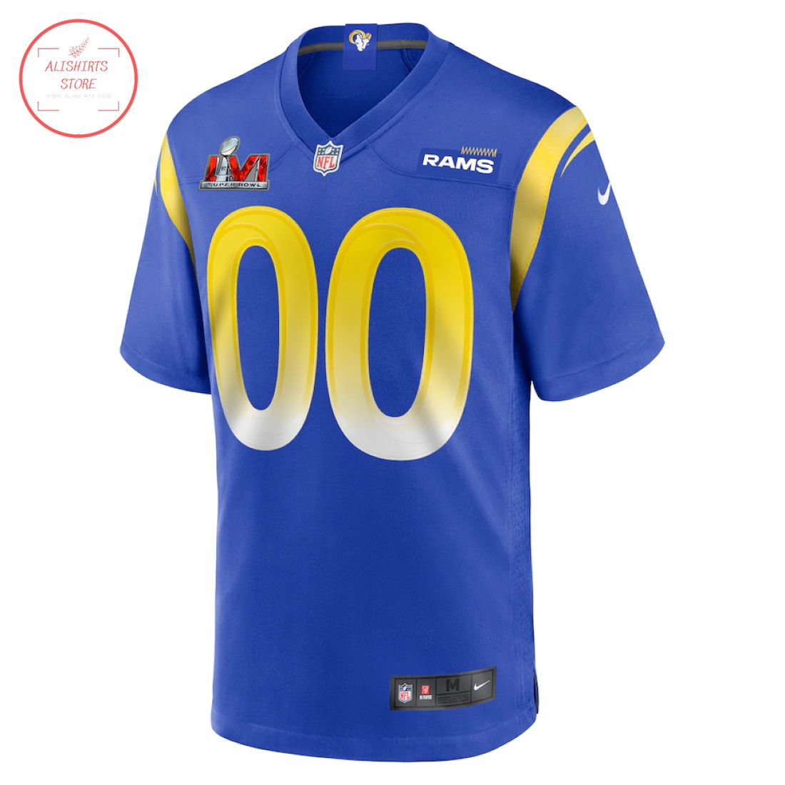 Los Angeles Rams Nike Royal Super Bowl LVI Game Custom Jersey