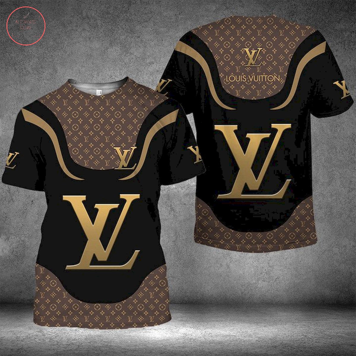 Louis Vuitton LV Luxury Brand All Over Printed Shirt