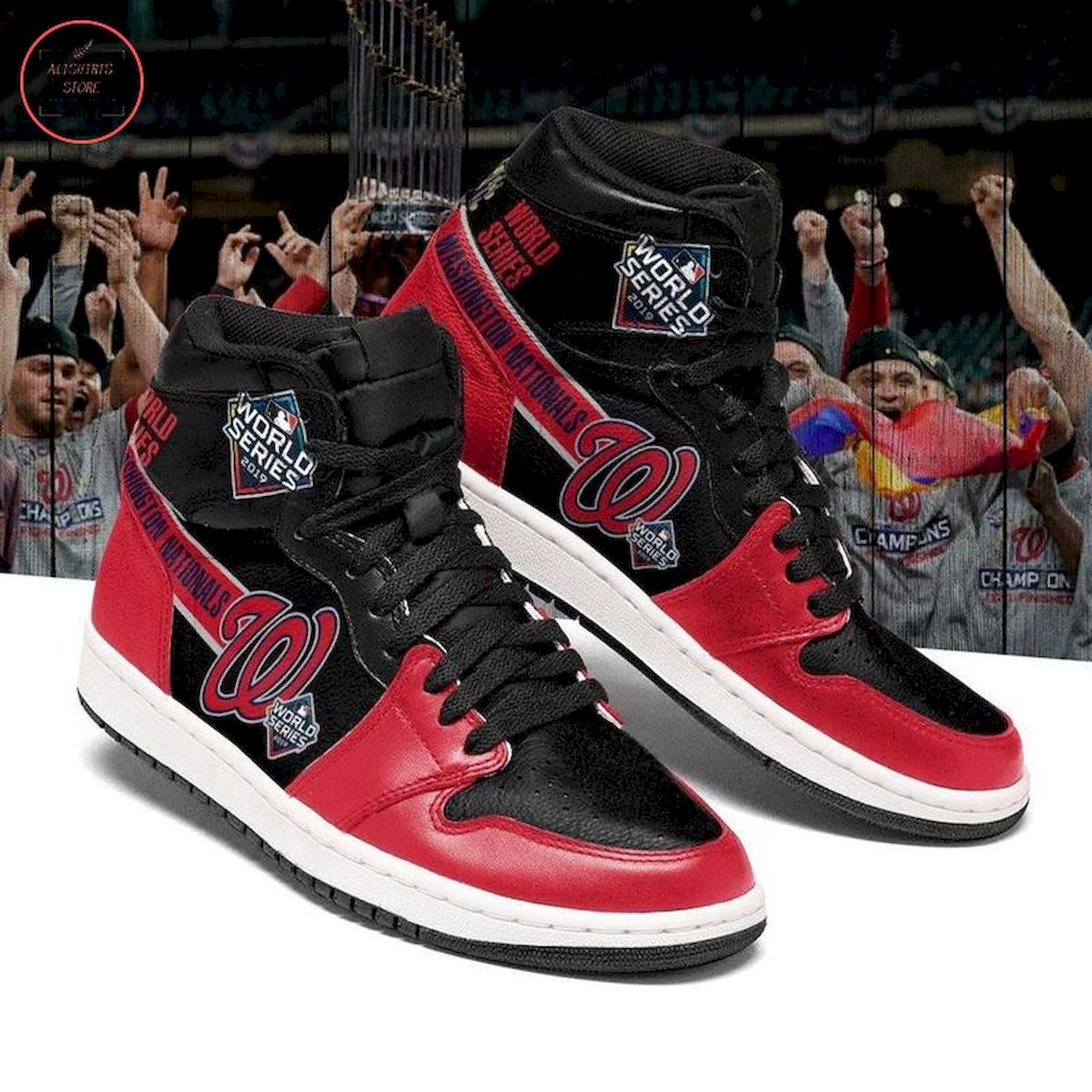 MLB Washington Nationals High Air Jordan 1 Sneakers