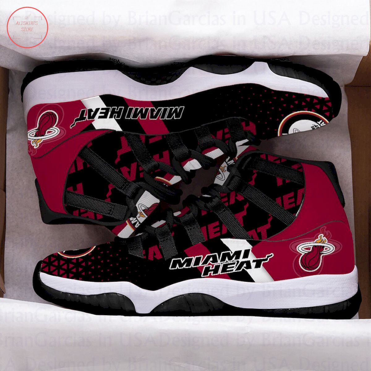 Miami Heat Air Jordan 11 Sneakers