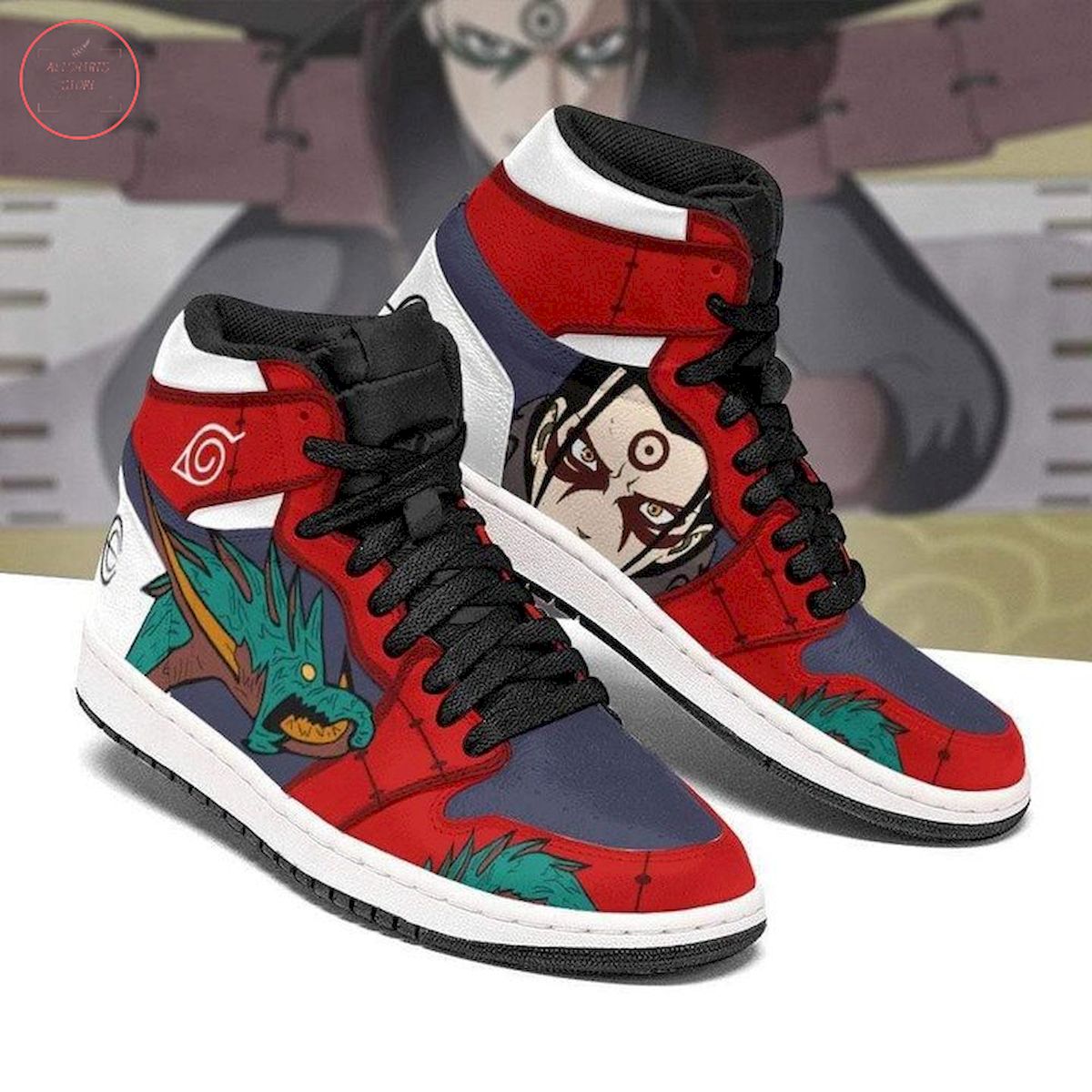Naruto Hashirama Senju High Air Jordan 1 Sneakers