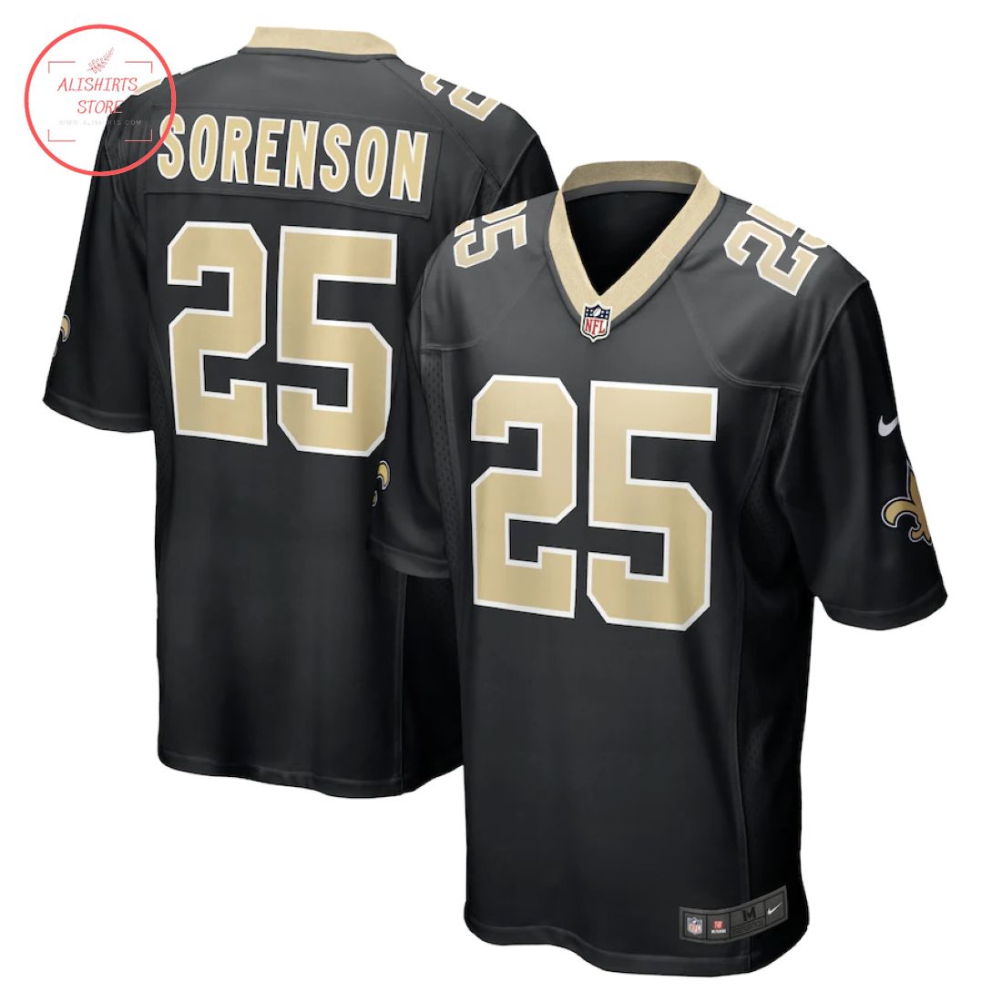 New Orleans Saints Daniel Sorensen Nike Black Game Jersey