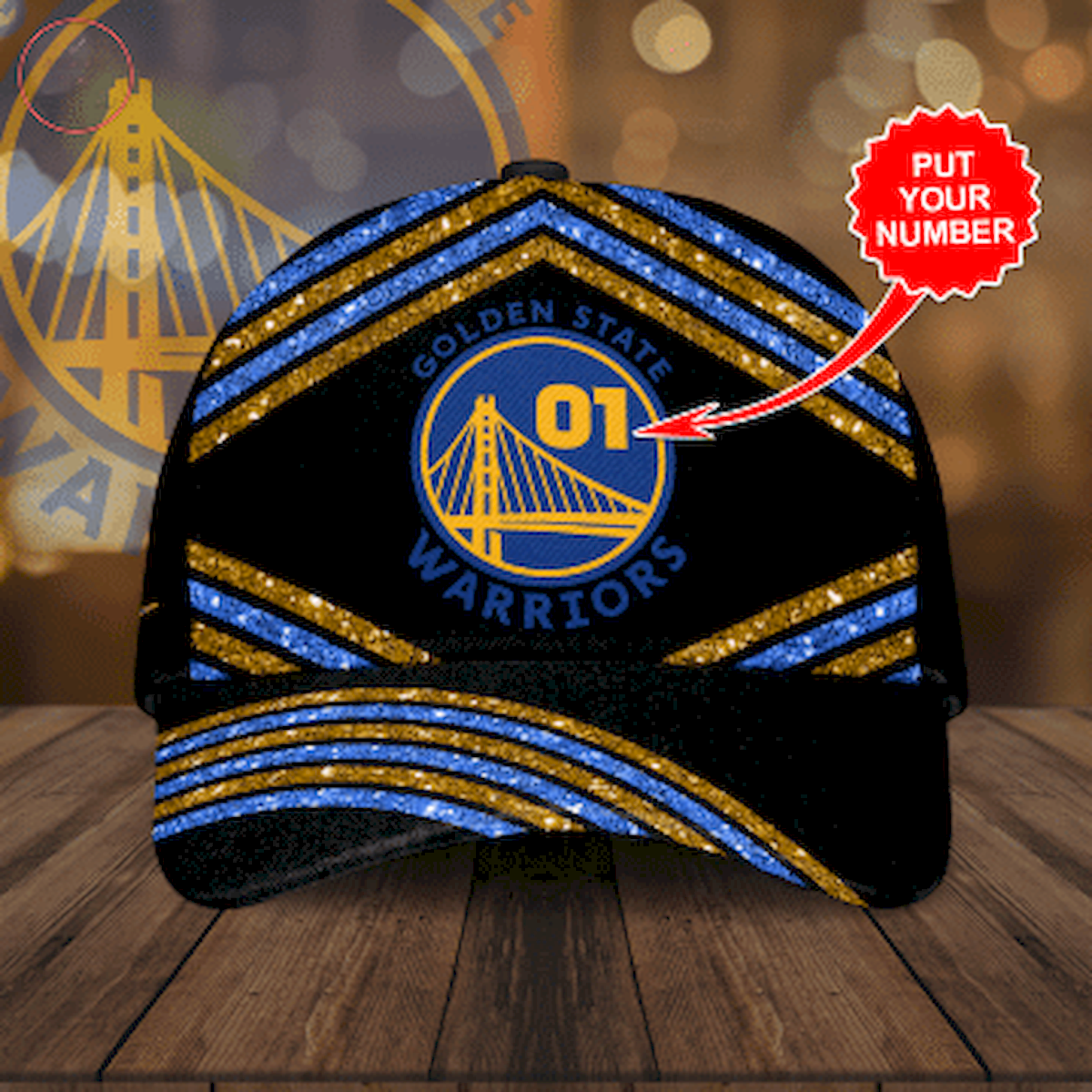 Personalized Golden State Warriors Classic Cap