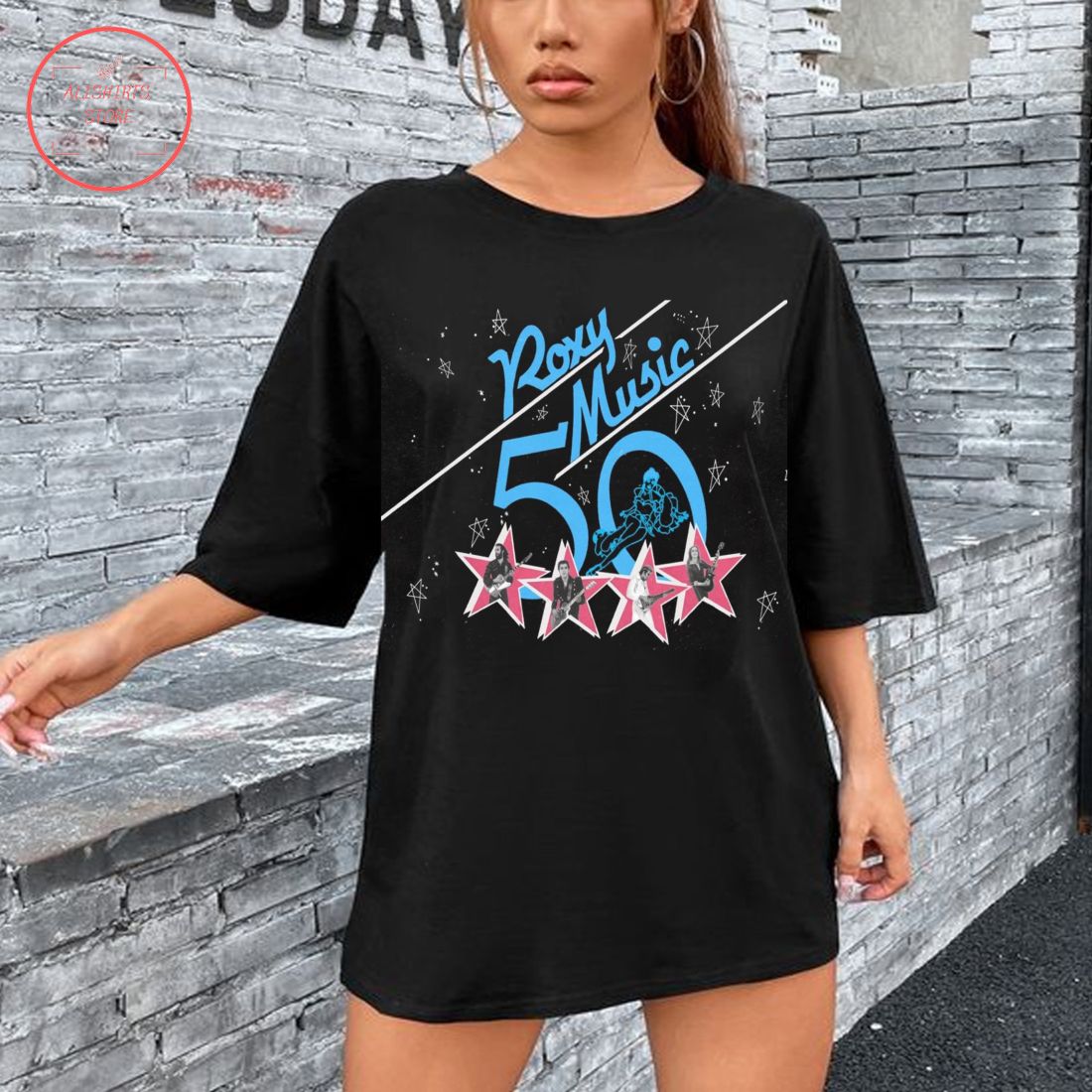 Roxy Music 2022 Tour 50th Anniversary Album T-Shirt