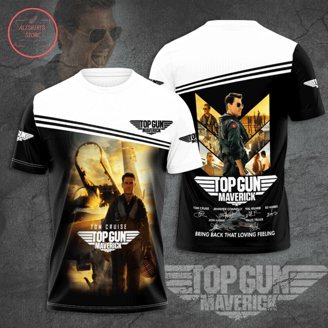 Tom Cruise Top Gun Maverick 2022 All Over Printed Shirts