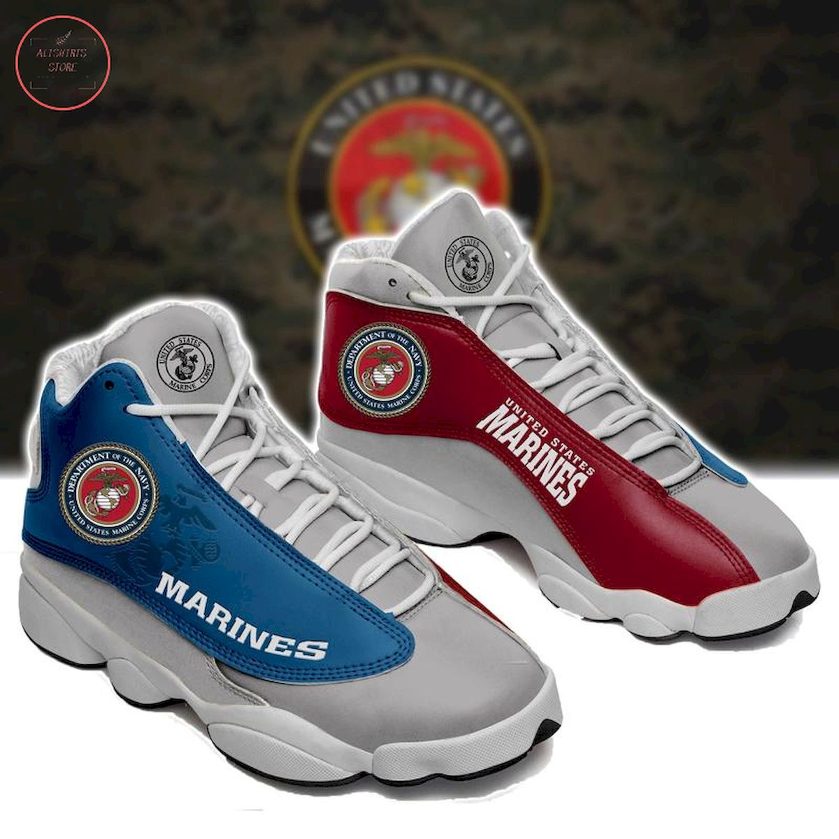 United States Marines Air Jordan 13 Sneaker Shoes