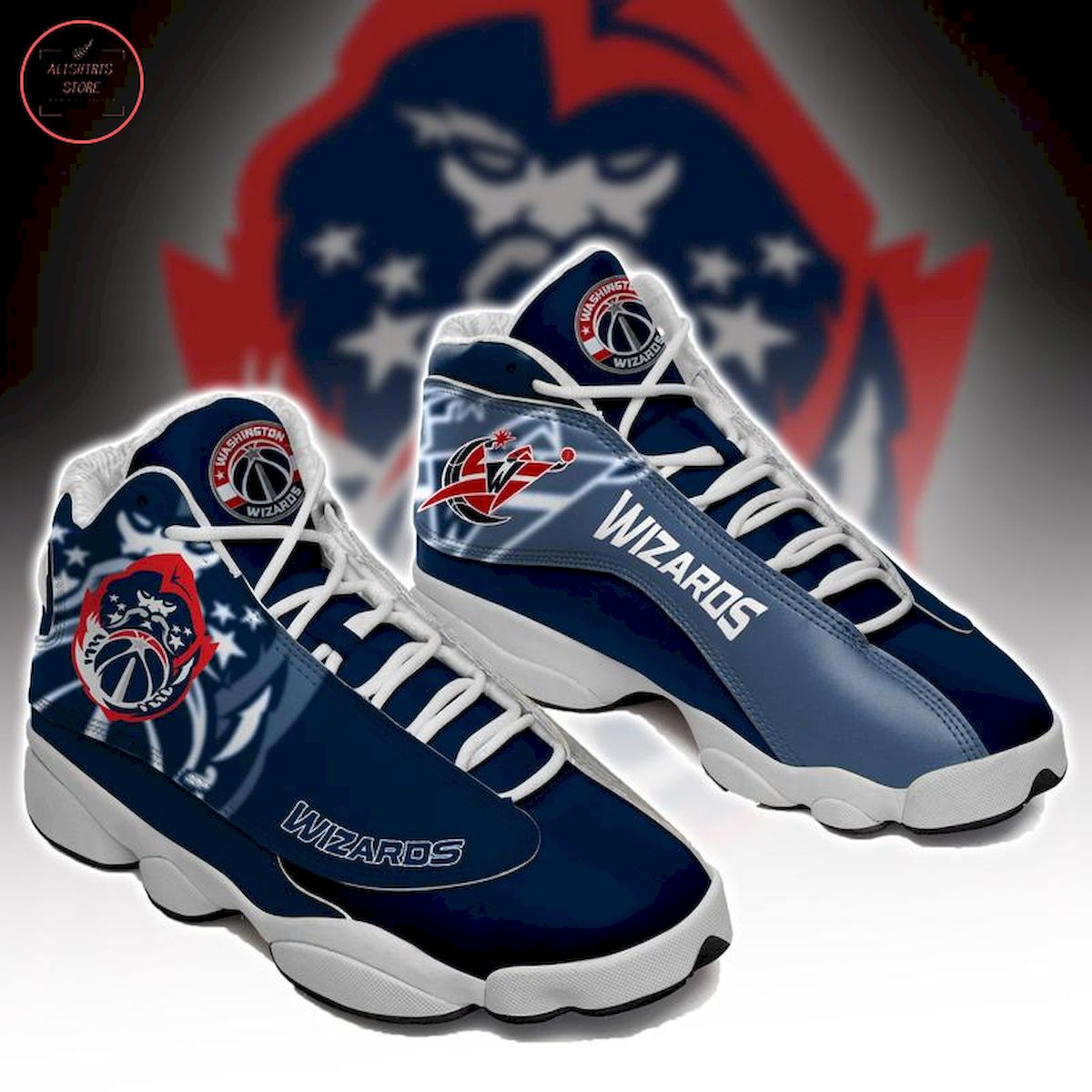 Washington Wizards Air Jordan 13 Sneaker Shoes