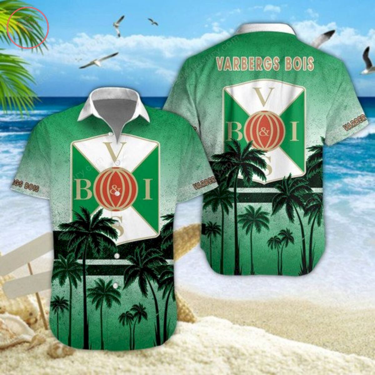 Allsvenskan Varbergs BoIS Beach Hawaiian Shirt and Short